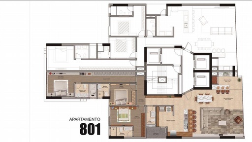 Apartamento de 165m² no bairro Palmital, em Chapecó | Eu Corretor