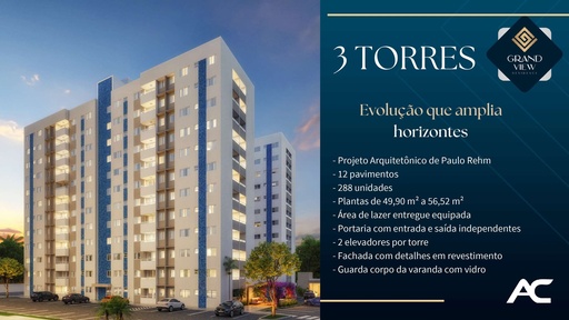 Apartamento de 2 quartos, 53m² no bairro Aruana, em Aracaju | Eu Corretor