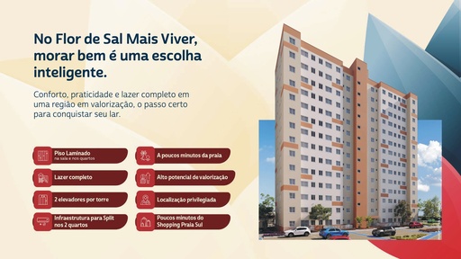 Apartamento de 2 quartos, 42m² no bairro Robalo, em Aracaju | Eu Corretor