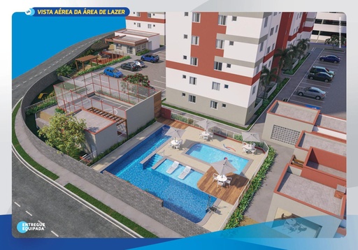 Apartamento de 2 quartos, 44m² no bairro Costa Paradiso, em Barra dos Coqueiros | Eu Corretor