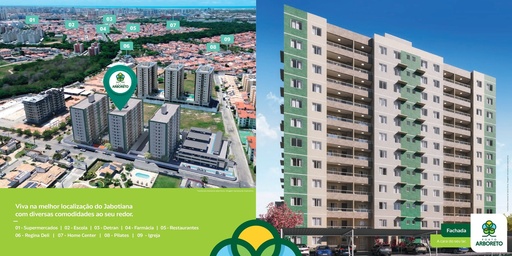 Apartamento de 2 quartos, 63m² no bairro Jabotiana, em Aracaju | Eu Corretor
