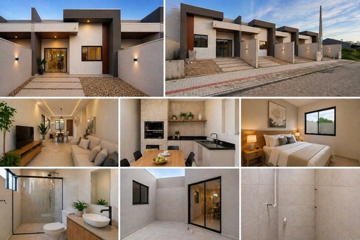 Geminado de 2 quartos, 50m² no bairro Itajuba, em Barra Velha | Eu Corretor