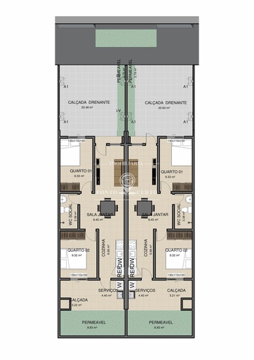 Casa de 2 quartos, 61m² no bairro Esmeralda, em Cascavel | Eu Corretor