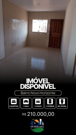 Casa de 2 quartos, 59m² no bairro Jardim Novo Horizonte, em Castro | Eu Corretor