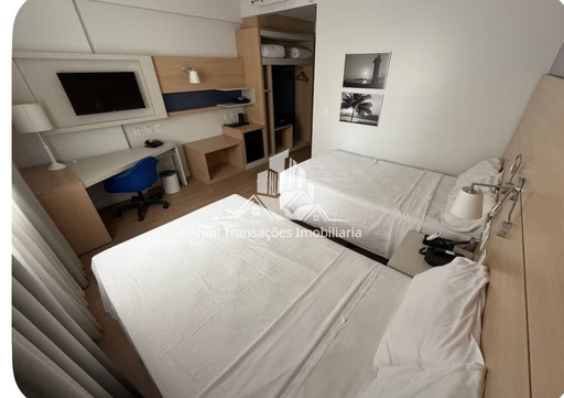 Flat de 1 quarto, 28m² no bairro Pompéia, em Santos | Eu Corretor