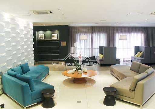 Flat de 1 quarto, 28m² no bairro Pompéia, em Santos | Eu Corretor