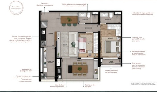 Apartamento de 2 quartos, 80m² no bairro Mooca, em São Paulo | Eu Corretor