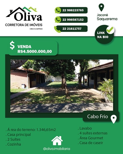 Casa no bairro Passagem, em Cabo Frio | Eu Corretor