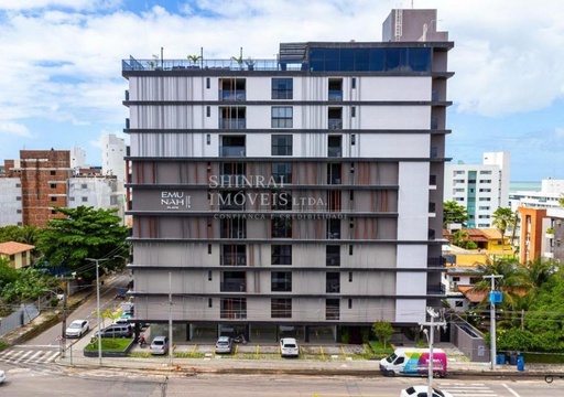 Flat de 1 quarto, 24m² no bairro Ponta de Campina, em Cabedelo | Eu Corretor