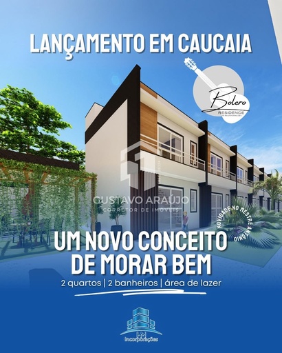 Casa de 2 quartos, 61m² no bairro Mestre Antônio, em Caucaia | Eu Corretor