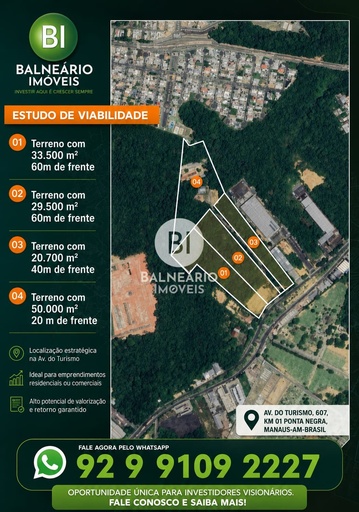 Lote/Terreno de 62000m² no bairro Tarumã, em Manaus | Eu Corretor