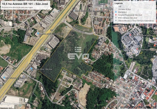 Lote/Terreno de 105000m² no bairro Centro, em São José | Eu Corretor
