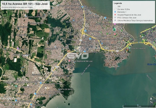 Lote/Terreno de 105000m² no bairro Centro, em São José | Eu Corretor