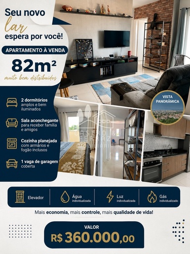 Apartamento de 2 quartos, 82m² no bairro Jardim Jacinto, em Jacareí | Eu Corretor