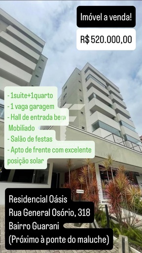 Apartamento de 2 quartos, 71m² no bairro Guarani, em Brusque | Eu Corretor