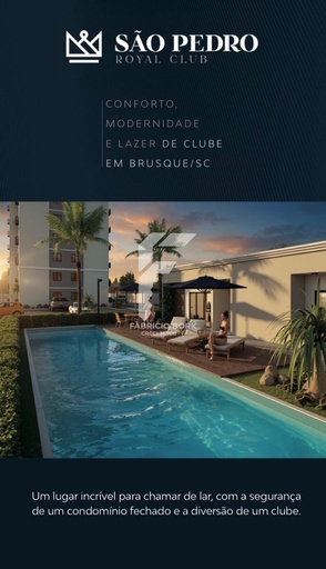 Apartamento de 2 quartos, 47m² no bairro São Pedro, em Brusque | Eu Corretor