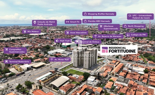 Apartamento de 2 quartos, 44m² no bairro Antônio Bezerra, em Fortaleza | Eu Corretor