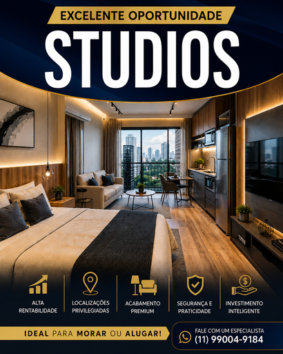 Studio de 1 quarto, 24m² no bairro Vila das Belezas, em São Paulo | Eu Corretor